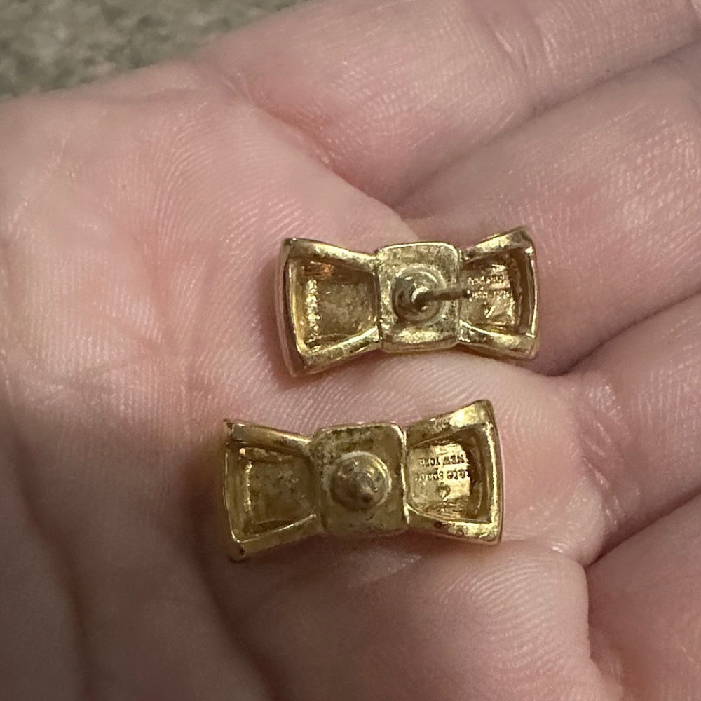Kate Spade Bow Earrings - Picture 2 of 3